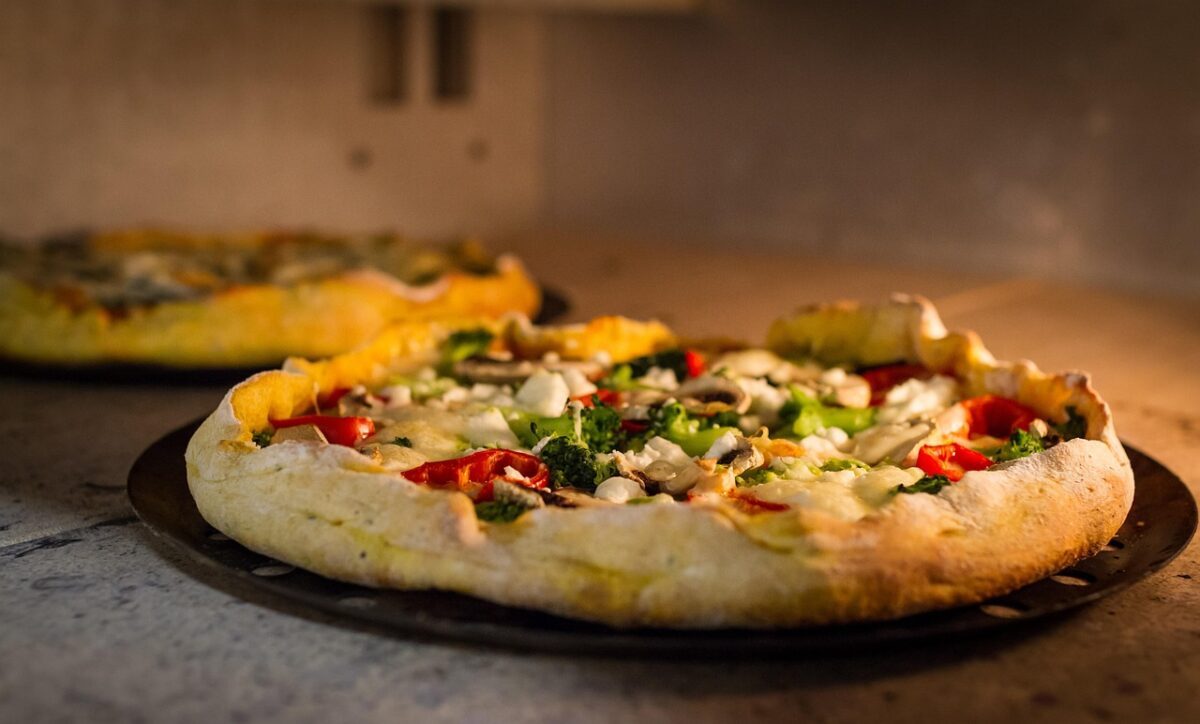 Pizza au four à gaz